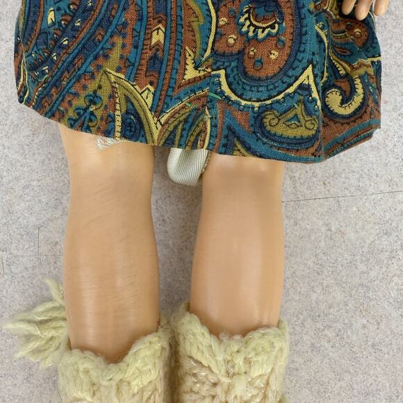 Vintage 1950's Ideal Toni Doll 14" Made in USA P-90 Brunette Nylon Hair Jointed - Picture 13 of 13